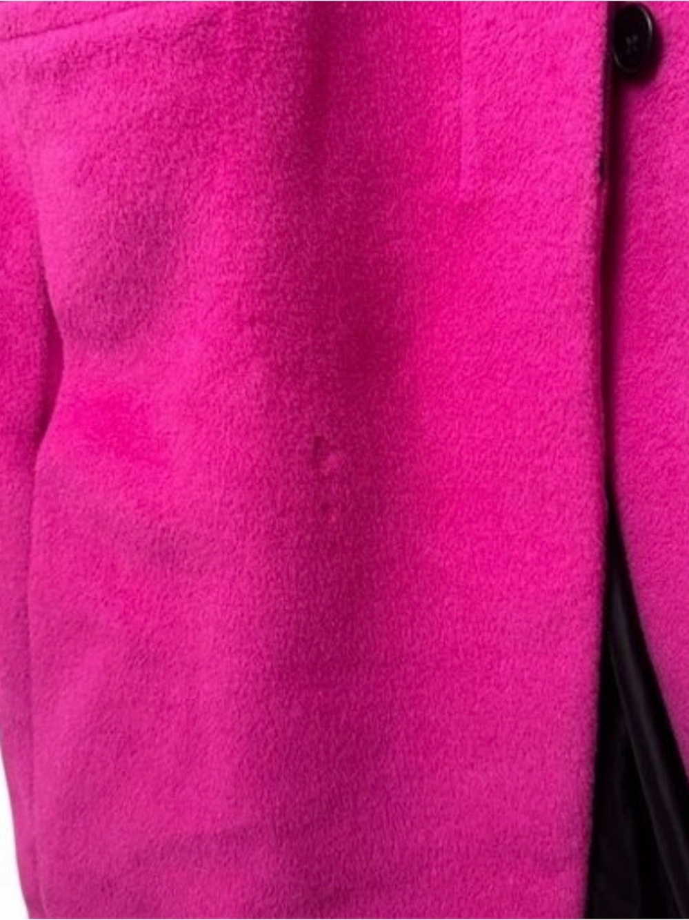 Talbots Bright Fuchsia Wool Pea Coat - Picture 8 of 8